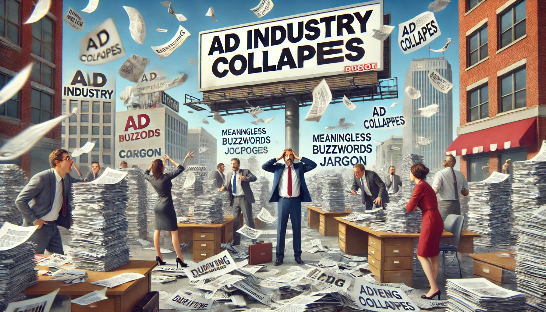 Breaking: Ad Industry Collapses Under Weight of Its Own B.S.